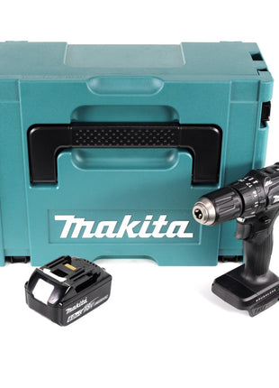 Makita DHP 483 G1JB Akku Schlagbohrschrauber 18 V 40Nm schwarz im Makpac + 1x 6,0Ah Akku - ohne Ladegerät - Toolbrothers