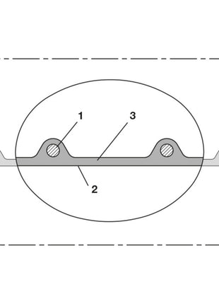 Manguera de aspiración e impulsión NORRES AIRDUC® PUR 351 FOOD Ø interior 70 mm Ø exterior 79,00 mm (4501400122)