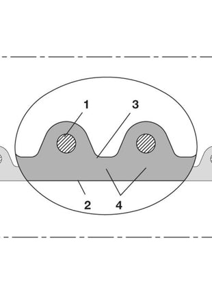 Manguera de aspiración e impulsión NORRES AIRDUC® PUR 356 AS Ø interior 32 mm (4501400200)