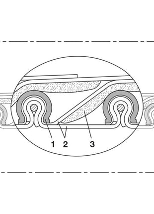 NORRES Absaug- und Gebläseschlauch TIMBERDUC® PUR 532 AS Innen-Ø 75-76 mm ( 4501400233 )