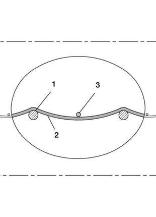 Tuyau d'aspiration et de soufflage NORRES NEO 390 ONE Ø intérieur 125-127 mm (4501400613)