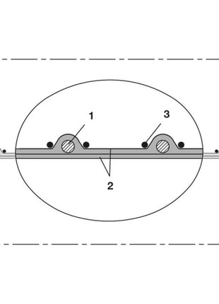 Manguera de aspiración y soplado NORRES SIL 391 DOS diámetro interior 200-203 mm (4501400676)