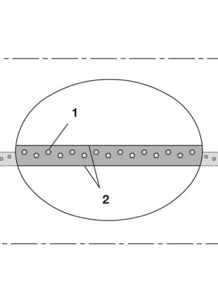 NORRES Tuyau de pression NORFLEX(R) PUR 441 FOOD Ø intérieur 4 mm Ø extérieur 25,00 mm ( 4501401862 )