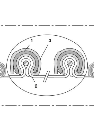 Wąż wydechowy NORRES CP HYP 450 PROTECT Ø wewnętrzna 100-102 mm ( 4501402739 )