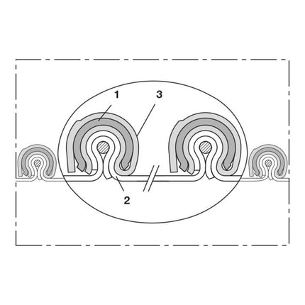 NORRES Tuyau d'échappement CP HYP 450 PROTECT Ø intérieur 100-102 mm ( 4501402741 )