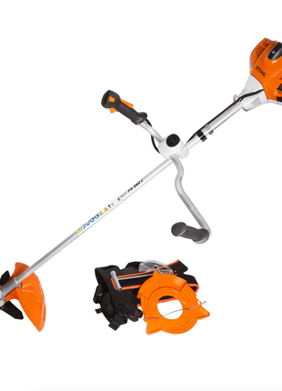 Stihl FS 260 Motor Sense Freischneider 2,7 PS 2,0 Kw mit 30 cm Dickichtmesser Benzin mit Zweihandgriff + Zubehör - Toolbrothers