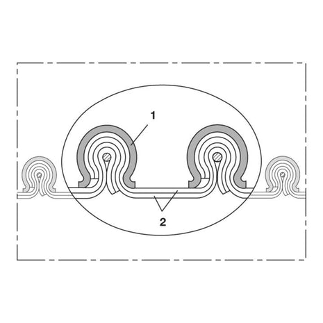 Manguera de aspiración NORRES CP HiTex 481 170 mm 184,00 mm (4501403879)