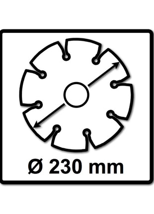 Spit Diamant Trennscheibe Wet and Dry 230 x 22,23 mm ( 922707 ) für Beton, Steine und Gussrohre - Toolbrothers