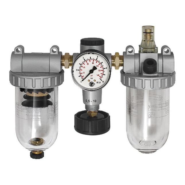 RIEGLER Wartungseinheit Standard Gewinde 3/8 ″ halbautomatisch ( 4588882351 )