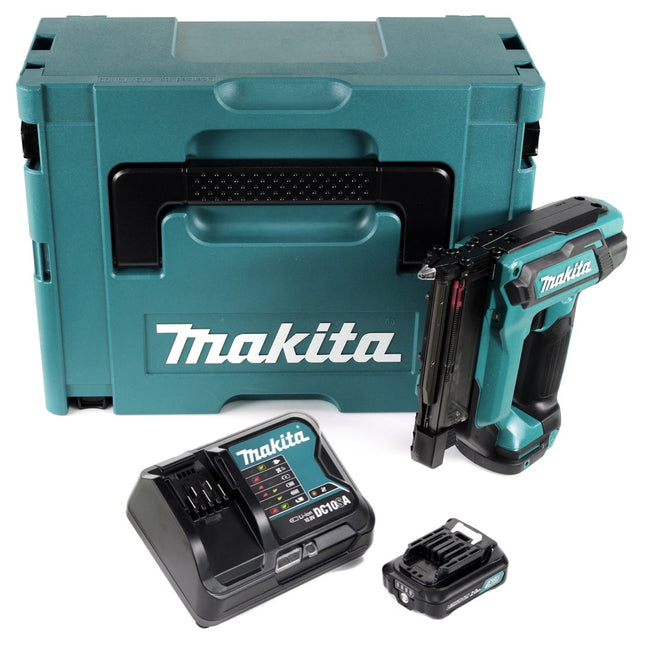 Makita PT 354 DSA1J 10,8 V Akku Stiftnagler im Makpac + 1 x 2,0 Ah Akku + Ladegerät - Toolbrothers