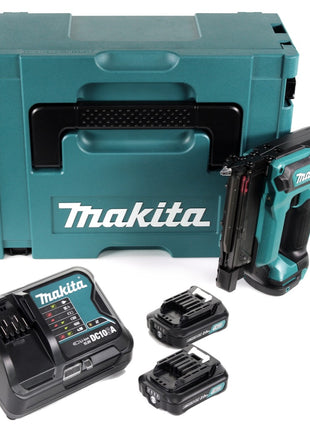 Makita PT 354 DSAJ 10,8 V Akku Stiftnagler im Makpac + 2 x 2,0 Ah Akku + Ladegerät - Toolbrothers