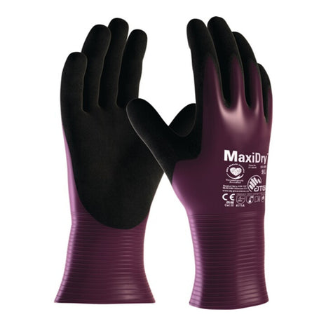 Guantes químicos ATG MaxiDry® 56-426 talla 10 violeta/negro ( 4702000168 )