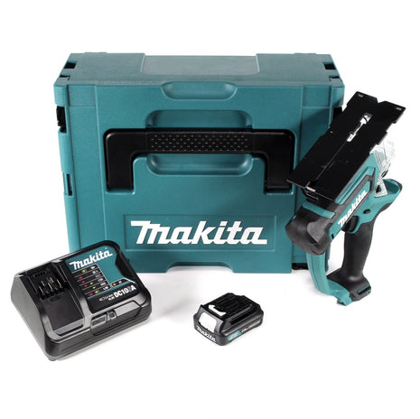 Makita SD 100 DSA1J 10,8 V Akku Gipskartonsäge Trockenbausäge im Makpac + 1 x 2,0 Ah Akku + Ladegerät - Toolbrothers