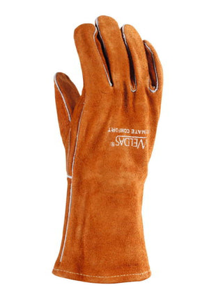 Guantes de soldadura WELDAS talla L (9) marrón (4702005004)