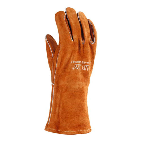 Guantes de soldadura WELDAS talla L (9) marrón (4702005004)