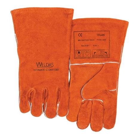 Guantes de soldadura WELDAS talla XL (9,5) rojo (4702005008)