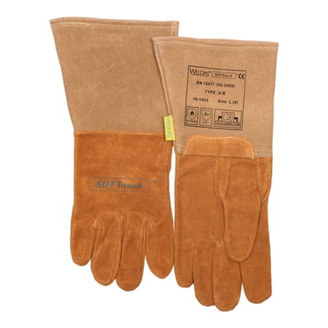 Guantes de soldadura WELDAS talla L (9) naranja (4702005010)