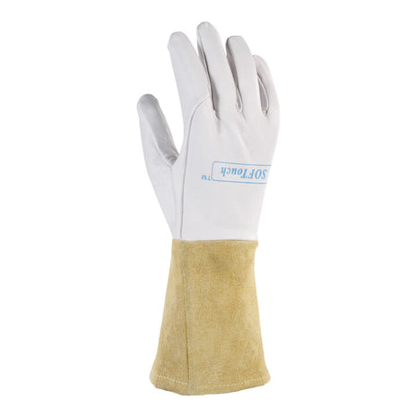 Guantes de soldadura WELDAS talla XXL (10,5) natural/naranja (4702005019)