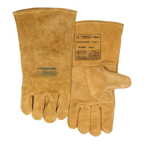 Guantes de soldadura WELDAS Bucktan talla XL (9.5) amarillo (4702005037)