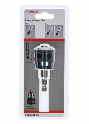 BOSCH Adaptateur Power-Change + Hex 8,7 mm (3/8) sans foret ( 8000339493 )