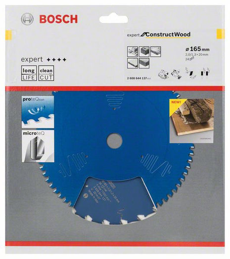 BOSCH lame de scie circulaire 165 mm, denture 24 WZ ( 8000342207 )