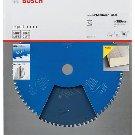 BOSCH Kreissägeblatt Außen-Ø 355 mm Zähnezahl 80 MTCG ( 8000342240 )