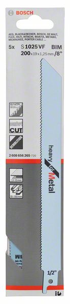 BOSCH Reciprocating saw blade S 1025 VF Length 200 mm Width 19 mm ( 8000343756 )