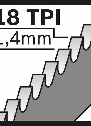 BOSCH Brzeszczot do piły szablastej S 1122 EF Długość 225 mm Szerokość 19 mm ( 8000343763 )