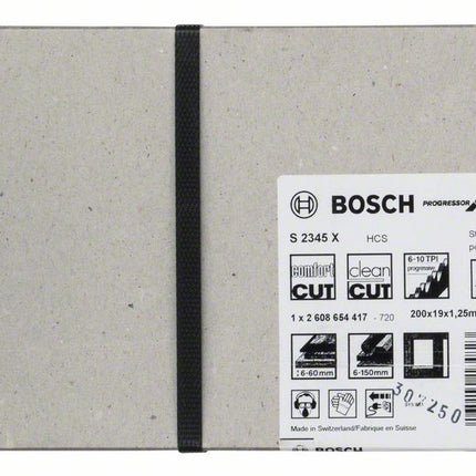 BOSCH Brzeszczot do piły szablastej S 2345 X Długość 200 mm Szerokość 19 mm ( 8000343824 )