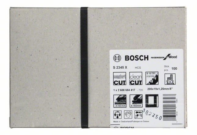 BOSCH Reciprocating saw blade S 2345 X Length 200 mm Width 19 mm ( 8000343824 )