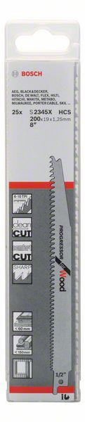BOSCH Reciprocating saw blade S 2345 X Length 200 mm Width 19 mm ( 8000343825 )