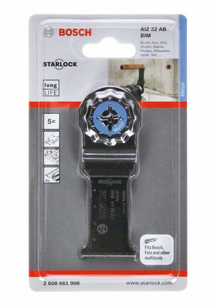 Hoja de sierra de inmersión BOSCH AIZ 32AB Anchura 32 mm Profundidad de inmersión 50 mm ( 8000346231 )