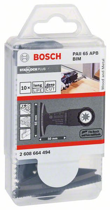 BOSCH Lama da taglio a tuffo PAII 65 APB Larghezza 65 mm Profondità di tuffo 50 mm ( 8000346241 )