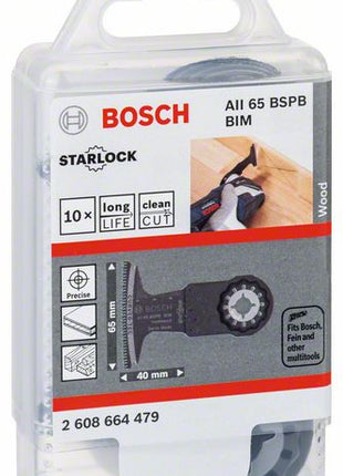 BOSCH Lame de scie plongeante AII 65 BSPB largeur 65 mm prof. d'immersion 40 mm ( 8000346258 )