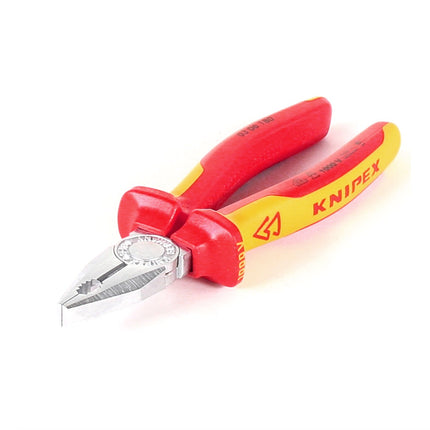 KNIPEX Kombizange Zange mit isolierten Mehrkomponenten-Hüllen VDE geprüft ( 03 06 180 ) - Toolbrothers