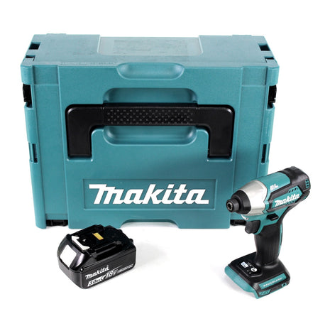 Makita DTD 155 F1J Akku Schlagschrauber 18 V 140 Nm 1/4" Brushless + 1x Akku 3,0 Ah + Makpac - ohne Ladegerät - Toolbrothers