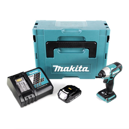 Makita DTD 155 Y1J-D 18 V Brushless Li-Ion Akku Schlag Schrauber im Makpac + 1 x BL1815 1,5 Ah Akku + 1 x DC 18 RC Ladegerät - Toolbrothers