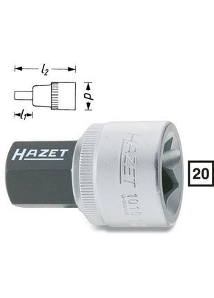 HAZET Douille 1010 3/4 ″ 6 pans creux ( 8000466337 )