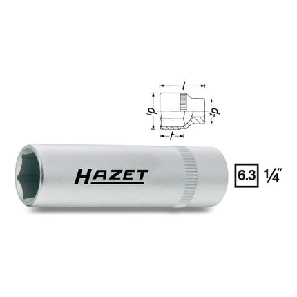 HAZET Socket 850LG 1/4 ″ hexagon ( 8000466429 )