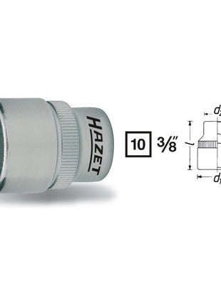 Nasadka HAZET 880 3/8 ″ sześciokątna ( 8000466453 )