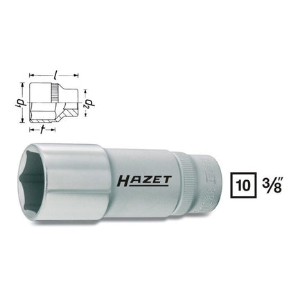 Inserto de llave de vaso HAZET 880LG 3/8″ 6 puntos (8000466559)