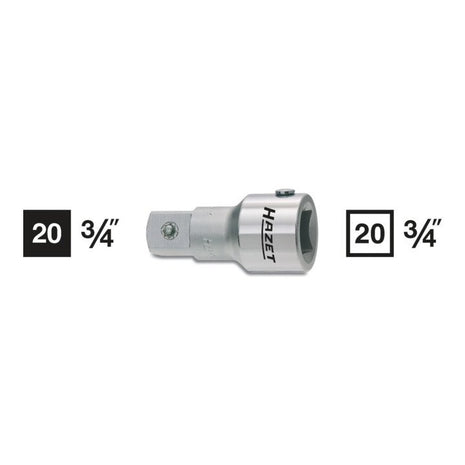 HAZET Rallonge 1017-3 3/4 ″ Longueur 75 mm ( 8000467328 )