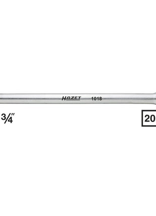 HAZET rallonge 1018 3/4″ longueur 400 mm (8000467330)