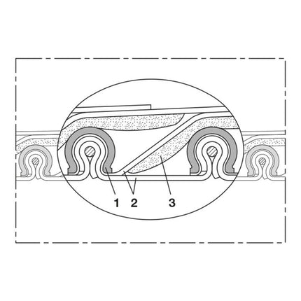 NORRES suction and blower hose TIMBERDUC(R) PUR 531 AS Inner-Ø 50-51 mm ( 8000479709 )