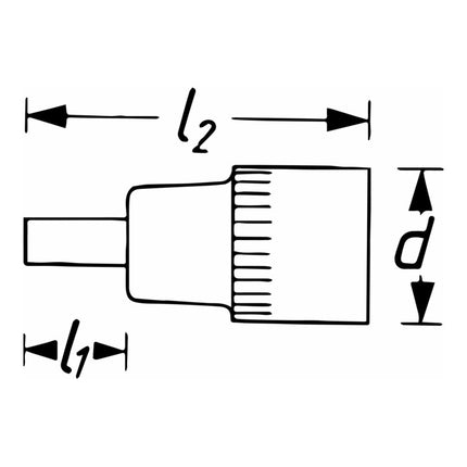 Presa HAZET 986L 1/2 ″ esagonale ( 8000753789 )
