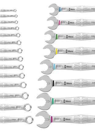 WERA Jeu de clés mixtes 6003 Joker 22 pièces ouverture de clé 5,5 à 32 mm ( 8000907868 )