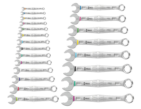 WERA Zestaw kluczy płasko-oczkowych 6003 Joker 22-częściowy szerokość klucza płaskiego 5,5-32 mm ( 8000907868 )