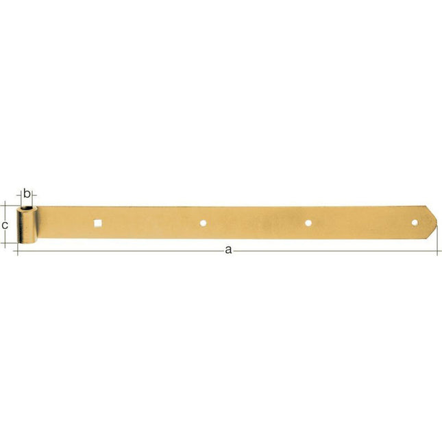 GAH shutter hinge length 600 x 13 x 40 mm thickness 5 mm ( 8001719932 )