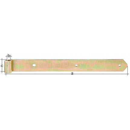 GAH shutter hinge length 1400 x 20 x 60 mm thickness 8 mm ( 8001889050 )