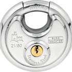 BURG-WÄCHTER cylinder padlock 21 80 SB lock body width 80 mm ( 8002367527 )